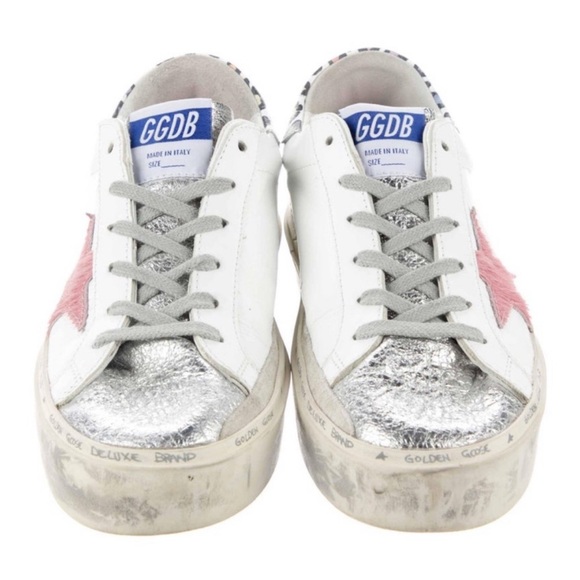 Golden Goose Hi Star Sneakers size 8 / IT 38 - Picture 1 of 6